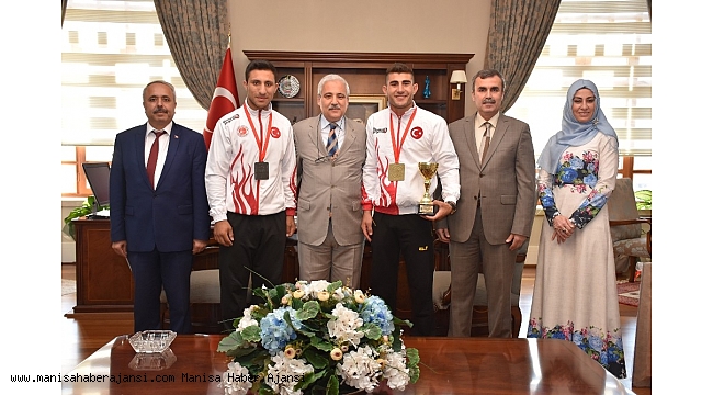 Vali Güvençer, Gençler Avrupa Kick Boks şampiyonlarını ağırladı