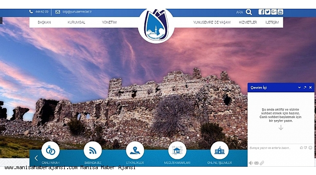 Yunusemre'de canlı destek hattı hizmete girdi