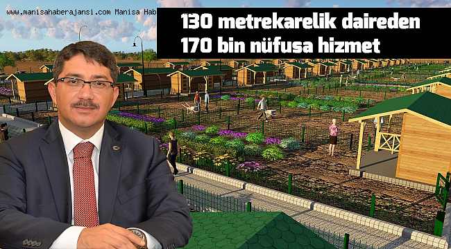 130 metrekarelik daireden 170 bin nüfusa hizmet
