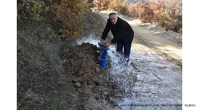 Alaşehir Dağarlar Mahallesi tarımsal sulamaya kavuşuyor