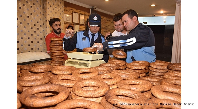 Alaşehir zabıtasından fırınlarda denetim
