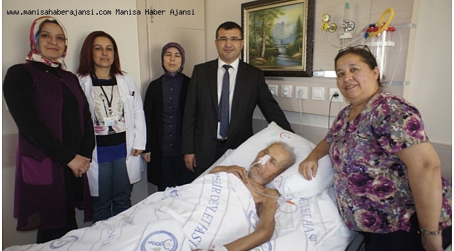 Alaşehir'de hastalar palyatif bakım desteğiyle moral buluyor