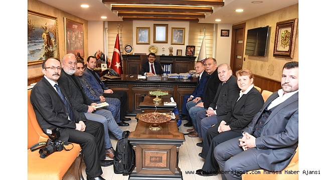 Başkan Çelik, Almanya'daki Türk gazetecileri ağırladı