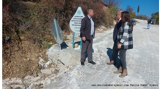 Büyükşehirin Kırkağaç yatırımlarına inceleme