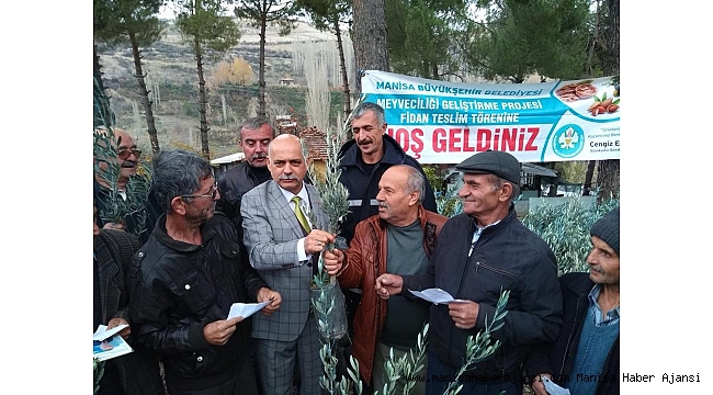 Demircili üreticilere 30 bin fidan