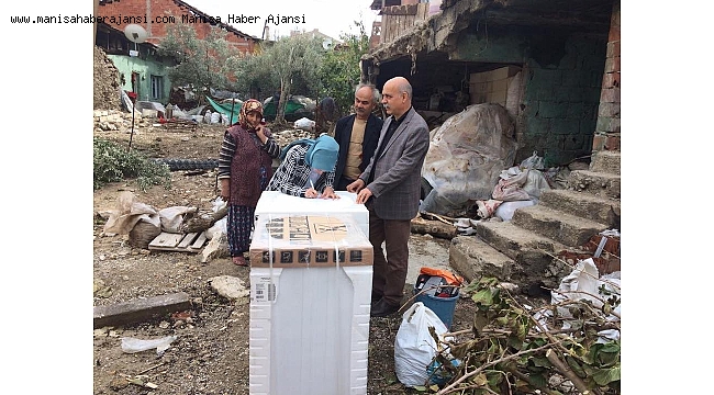 Evleri yanan ailenin imdadına büyükşehir yetişti