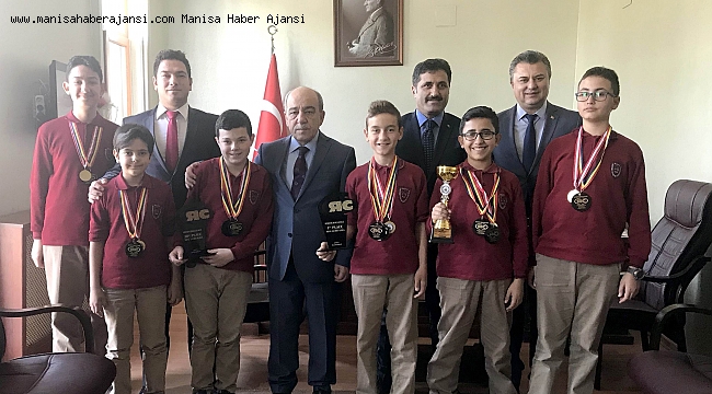Kaymakam Çelenkoğlu, Avrupa şampiyonlarını ağırladı
