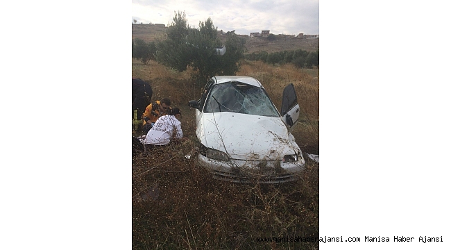 Kırkağaç'ta trafik kazası: 2 yaralı