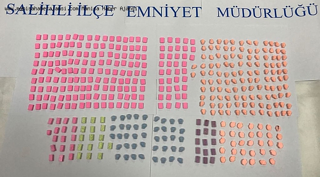Manisa'da 429 adet sentetik uyuşturucu hap ele geçirildi