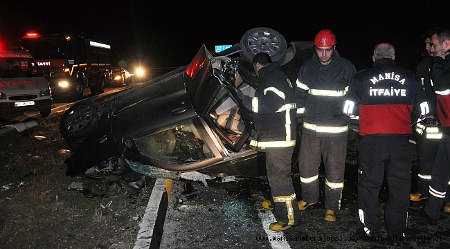 Manisa'da trafik kazası: 1 ölü