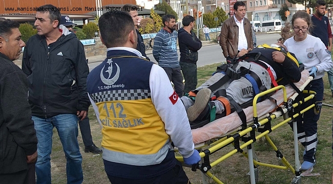 Manisa'da trafik kazası: 1 yaralı