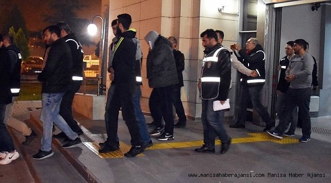Manisa polisinin uyuşturucu operasyonunda 11 tutuklama