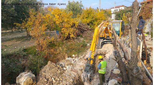 Manisa'da altyapı çalışmaları hız kazandı