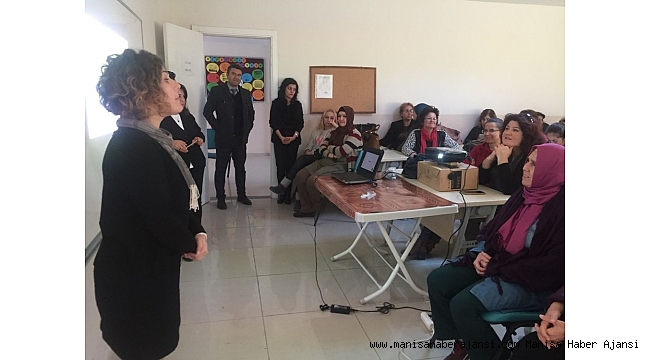 Manisa'da kadına yönelik şiddete karşı bilinçlendirme eğitimi