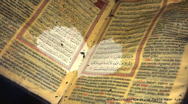 Sadece Kuran-ı Kerim yanmadı