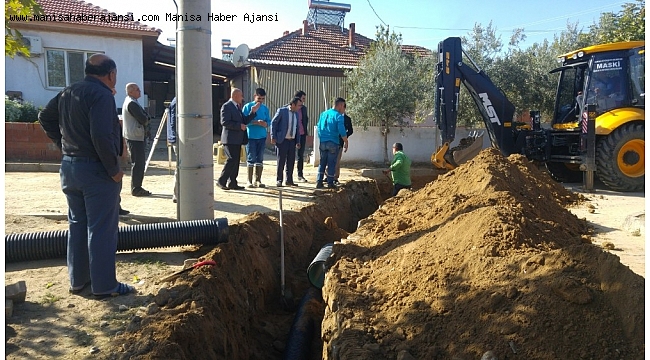 Sarıgöl'e yeni yağmur suyu hattı kazandırılıyor