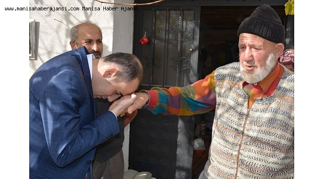 Şehit dedesine Kaymakam Pamuk'tan taziye