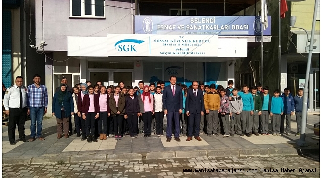 Selendi'de öğrenciler SGK'yı tanıdı