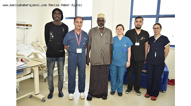 Somalili hasta Manisa'da şifa buldu