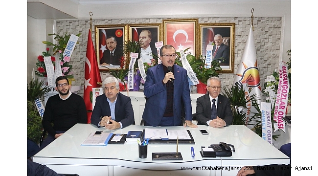 AK Parti'li Aydemir'den Akhisar teşkilatına tebrik ziyareti