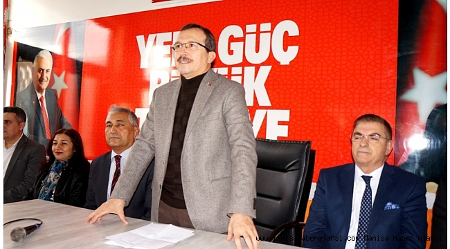 AK Partili Aydemir, Sarıgöl'de teşkilatla buluştu