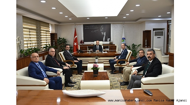 Başkan Kayda üniversite dekanlarını ağırladı