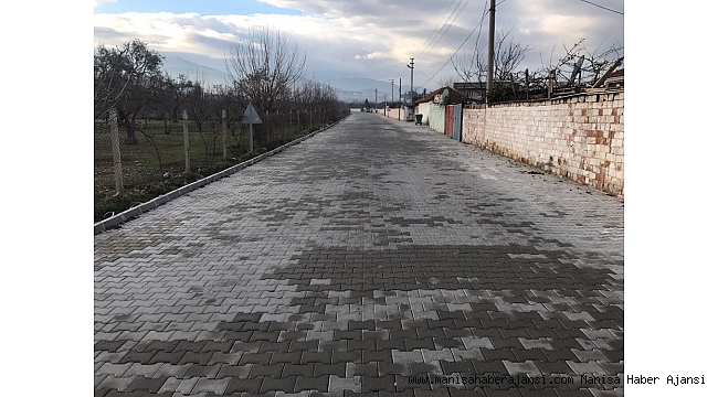 Çepnibektaş Mahallesinde kilit parke çalışması