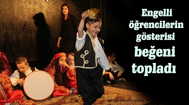 Engelli öğrencilerin gösterisi beğeni topladı