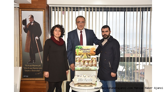 Girişimciler, Başkan Karaçoban'la 'Sultaniye Üzümü'nü görüştüler