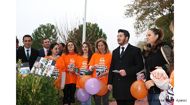 MAGİAD, üniversite öğrencileriyle kadına şiddete dikkat çekti
