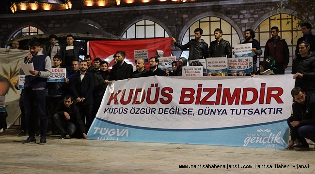 Manisa TÜGVA'dan ABD'ye Kudüs tepkisi