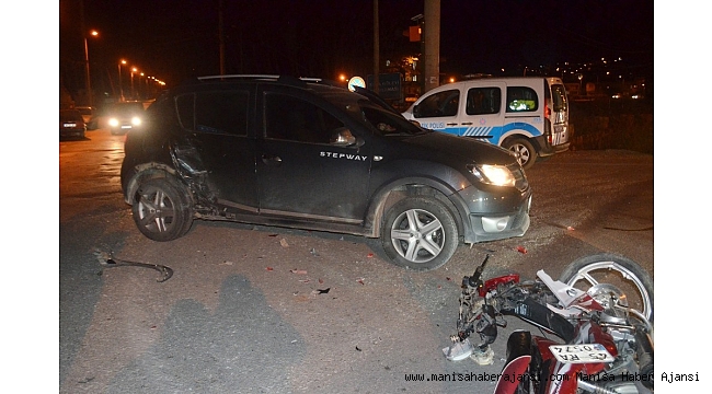 Manisa'da trafik kazası: 1 yaralı