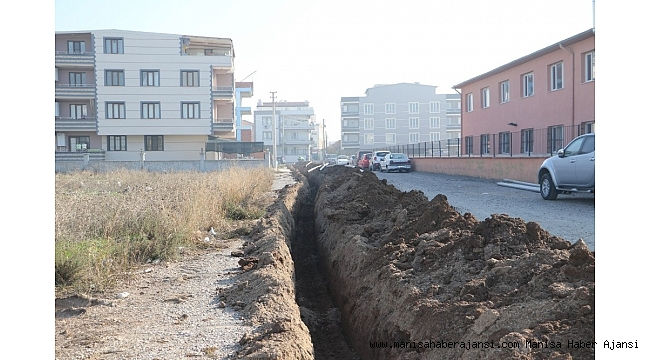 Manisa'da yağmur suyu hatlarına yenileme