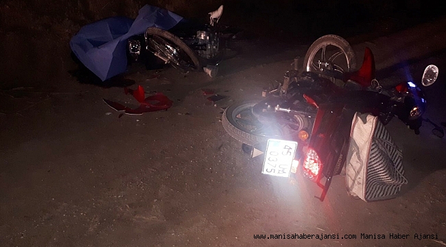 Motosikletler kafa kafaya çarpıştı: 1 ölü