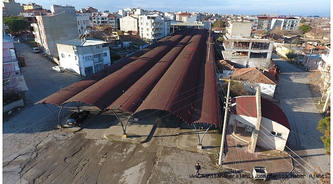 Saruhanlı Belediyesi kapalı pazaryerini yenileyecek