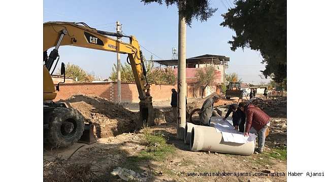 Saruhanlı ve Akhisar'da altyapı yatırımları hız kazandı