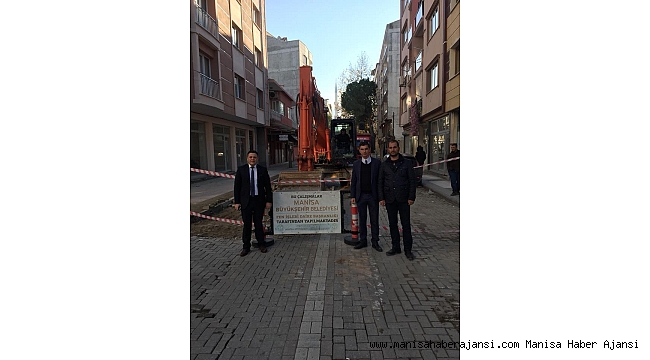 Saruhanlı'ya da prestij caddesi yapılıyor