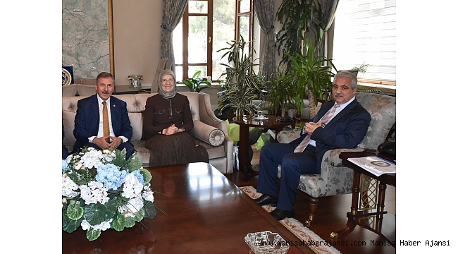 Vali Güvençer, eski Bakan Ramazanoğlu'nu ağırladı