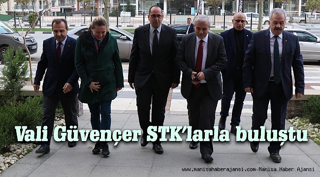 Vali Güvençer STK'larla buluştu