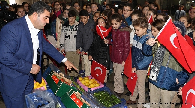 Yerli Malı Haftası'nı halde kutladılar