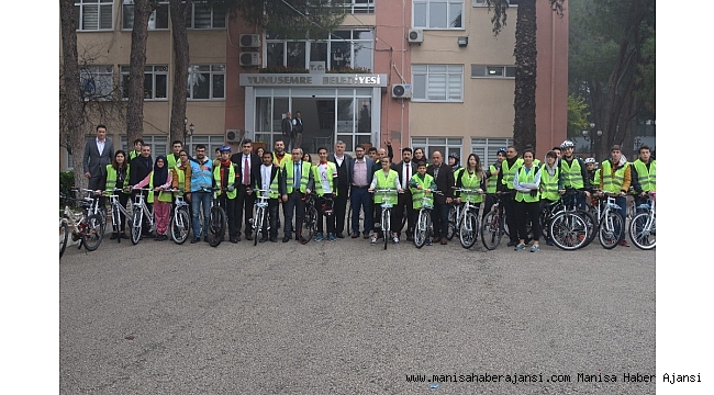 Yunusemre, uyum için pedal çevirenleri ağırladı