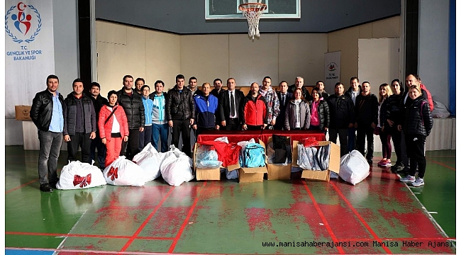 Başarılı sporculara yarıyıl hediyesi