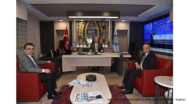 Başkan Kayda yeni yılın projeleri için Manisa'da temaslarda bulundu