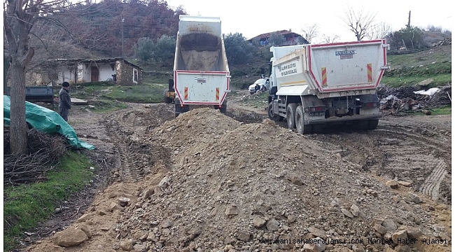 Dağarlar Mahallesinde yol çalışması başladı