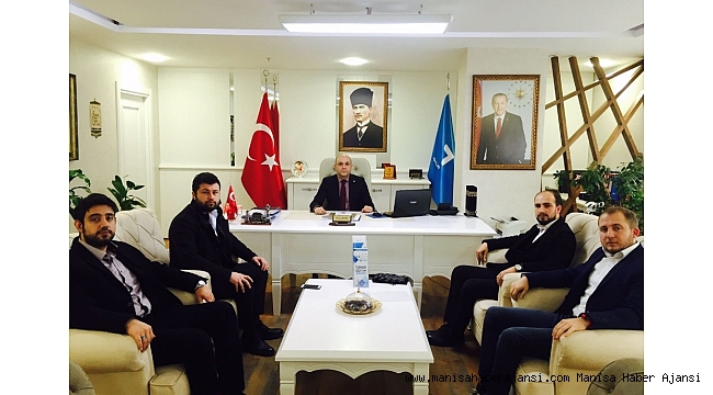 Genç MÜSİAD projelerini İŞKUR Müdürü Aktaş'a anlattı