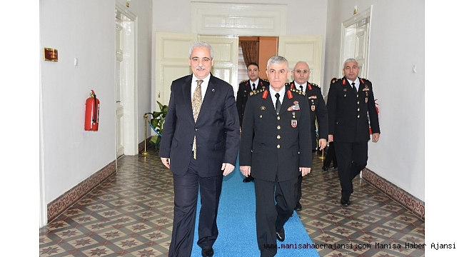 Jandarma Genel Komutanı Org. Çetin Vali Güvençer'i ziyaret etti
