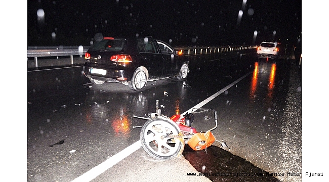 Manisa'da trafik kazası: 1 ölü