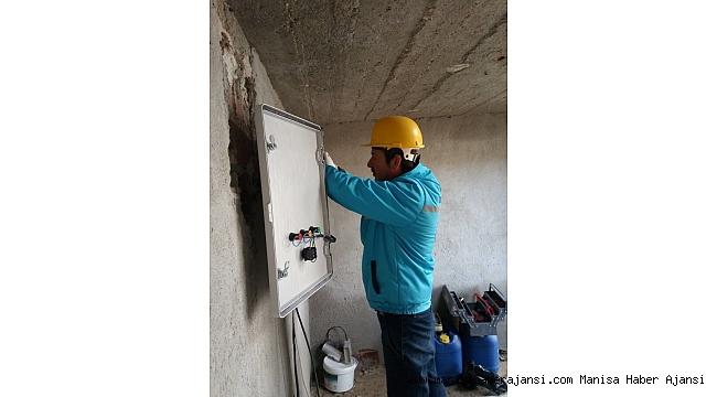 MASKİ, Selendi'nin 5 mahallesindeki elektrik panolarını yeniledi