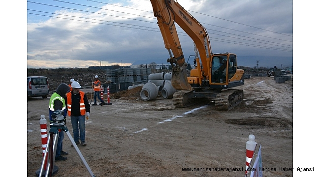 Muradiye Kampüs Yolu&#039;nda çalışmalar devam ediyor