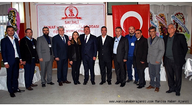 Salihli Esnaf Odası'nda Başkan Makasçı 4. kez seçildi